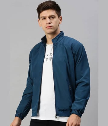 VOXATI Polyester Men's Windcheater Jacket - Blue ( Pack of 1 )