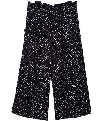 Cub McPaws Girls Black Printed Palazzos