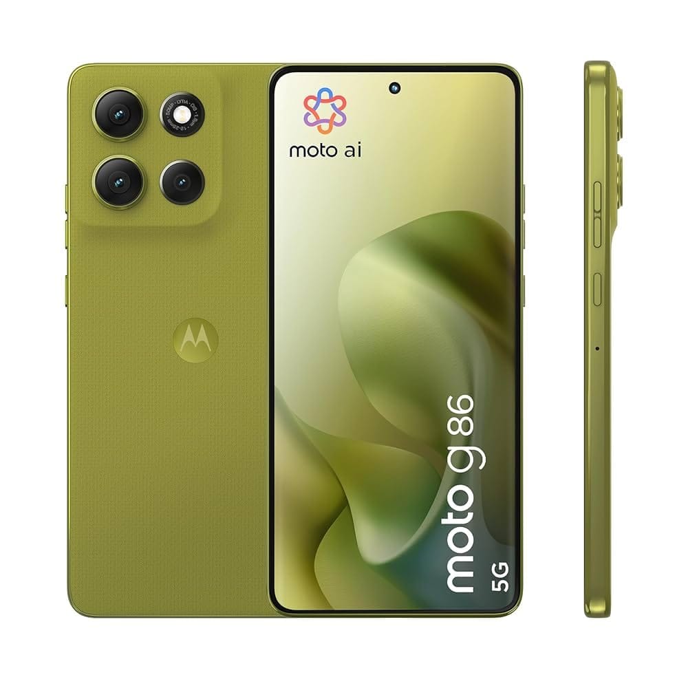 Motorola G86 Power 5G (Pantone Golden Cypres, 8GB RAM, 128GB Storage)