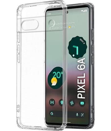 Case Vault Covers Silicon Soft cases Compatible For Silicon Google Pixel 6A ( Pack of 1 )