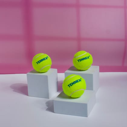 Cricket Tennis Ball Soft/Light Weight (Pack of 6) - Underarm Bowling-Yellow