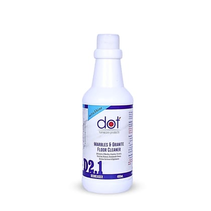 DOT Marbles, Granite Floor Cleaner 400ml | Degreaser | Indian And Imported Floorings, Fiberglass Sinks, Kitchen Surfaces, Heavy Oil Stain Remover | ARRESTS SALT FORMATION - 3 in 1 cleaner