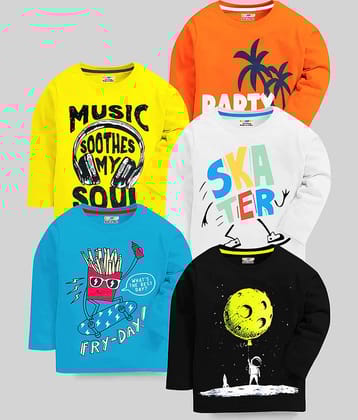 Kuchipoo Pack of 3 Boys Cotton Blend T-Shirt ( Multicolor8 )