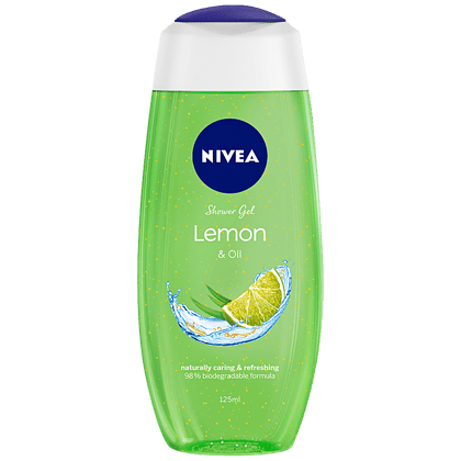 Nivea Body Wash - Lemon & Oil Shower, 125 Ml Nivea Body Wash - Lemon & Oil Shower, 125 Ml