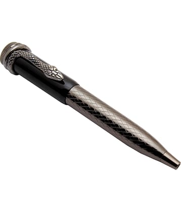 Srpc Cobra Gunmetal Mini Ballpoint Pen Blue Refill