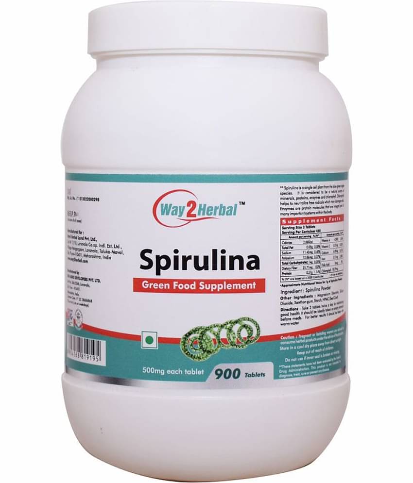 Way2Herbal Spirulina Tablet 900 No.S Pack of 1