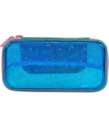 Smily Kiddos | Smily PVC Small  Pencil Case (Light Blue)  | Kids Pencil case | School  Pencil Case | Pencil case for kids | Pencil case for Boys & Girls | Blue Color  Pencil case | Hardtop pencil Box | Retruns Gifts Birthday Party For Boys & Girls