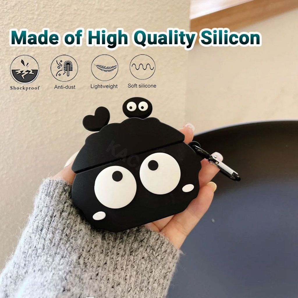 LIRAMARK Cute Cartoon Design Case Cover for Airpods Pro 2 Case (2023/2022), Designer AirPods Pro 2nd Generation Cover (3D Eye)