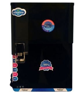 Fabian Flora Black Water Purifier (10L) | RO+UV+TDS+UF+Mineral+Ironguard | High-Capacity Wall Mountable Purifier