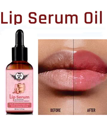 7 FOX Premium Lip Serum for Shine & Glossy Soft, Moisturised Lips-(For Men & Women) Face Serum 30 mL