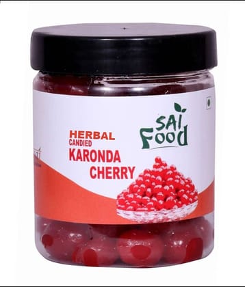 SAi Food HERBAL Cherry karonda Fruite' Murabba with Almond Reset Your Eating Habits with a Healthy Solution Pickle 250 g