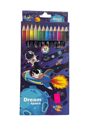 Yoyo Set of 12 Colour Pencils - Dream Space