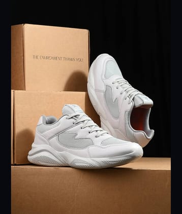 OFF LIMITS ROGER Light Grey Men's Sneakers