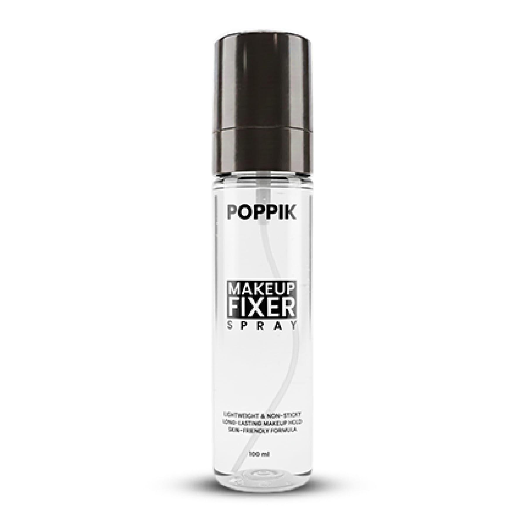 POPPIK Makeup Fixer Spray, 100ml, Long-Lasting 8-Hour Hold, Fine Mist with Natural Dewy Finish.