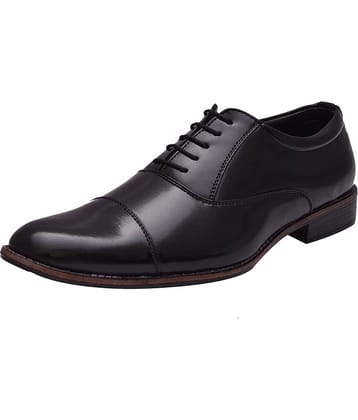 Sir Corbett - Black Men's Oxford Formal Shoes