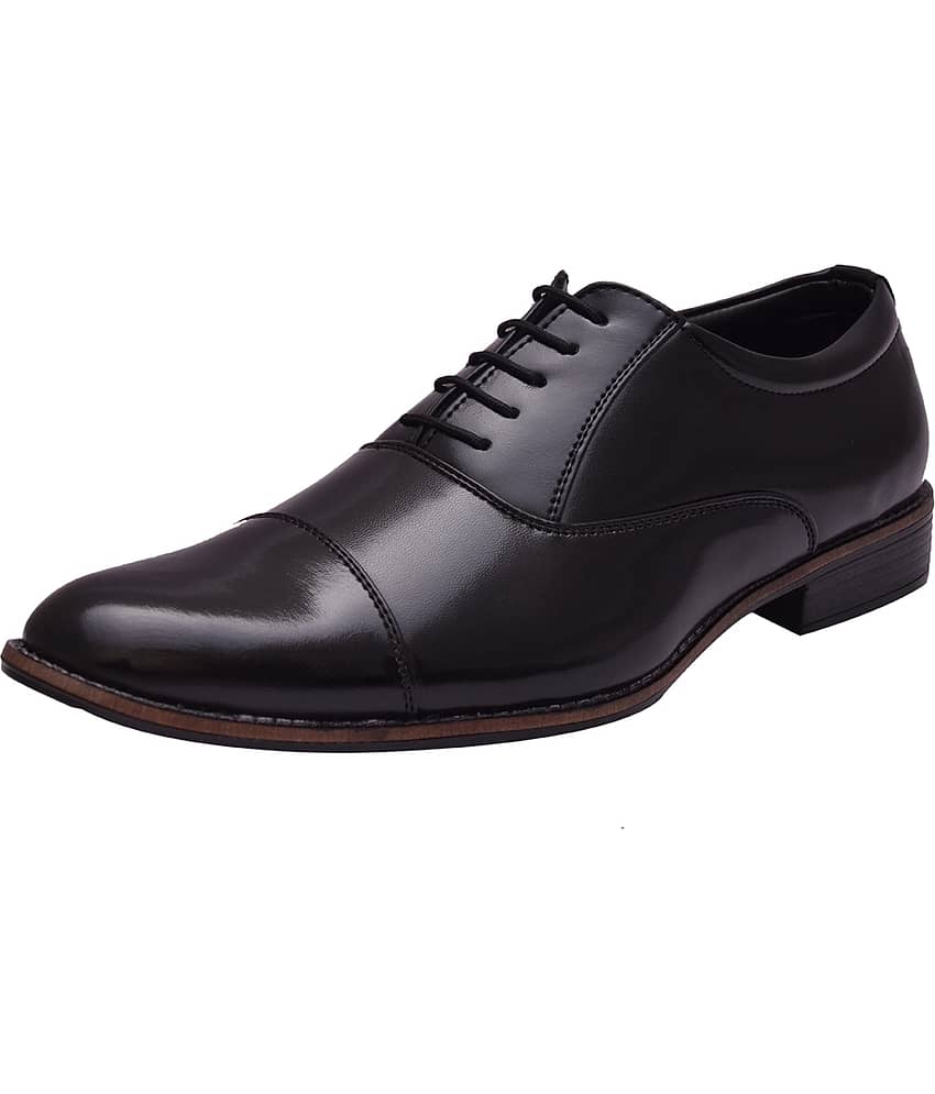 Sir Corbett - Black Men's Oxford Formal Shoes