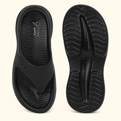 Pilo Slippers for Men-Classic Black / 6