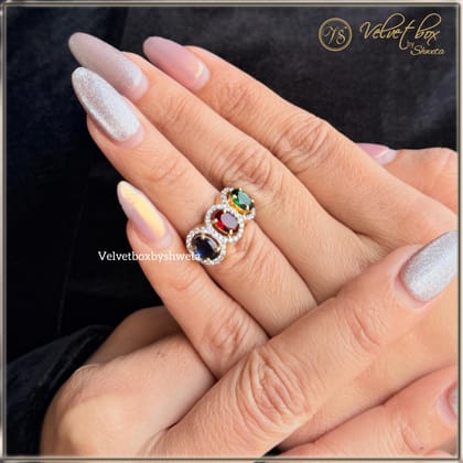 Vs sterling silver cocktail ring 168 5G-9