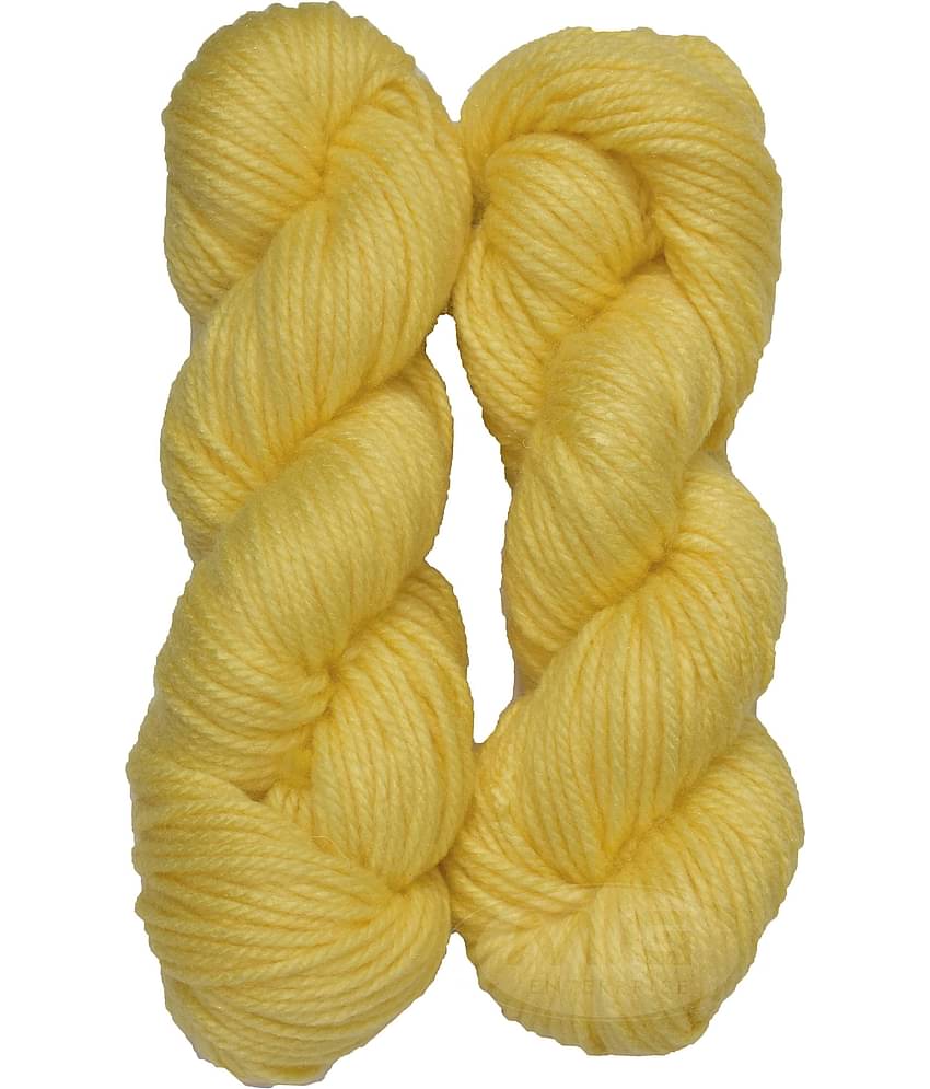 Oswal Knitting Yarn Thick Chunky Wool, Dark Cream 200 gm ART - AJIH