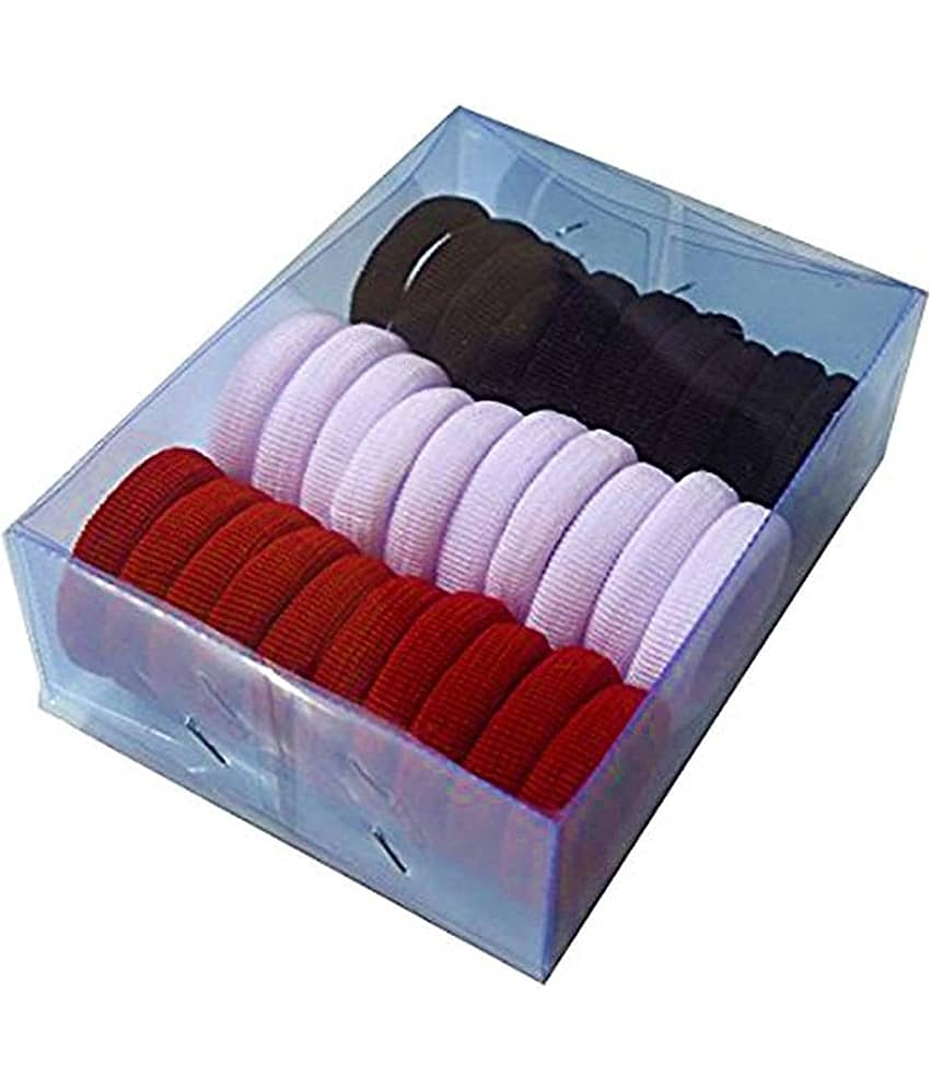 mahek accessories hair rubber band for pony tail Styler Pack of 30