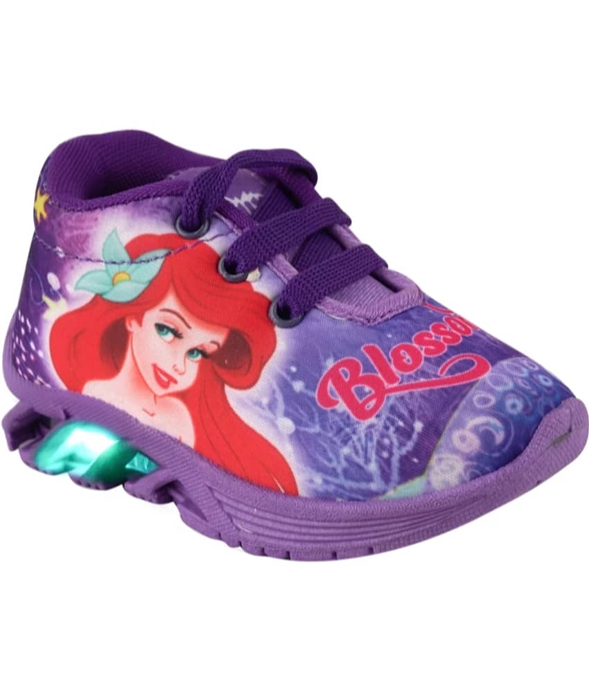 BUNNIES Baby Girls LED Leight Indian Walking Shoes (1 Years to 5 Years)