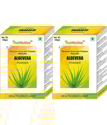 Nutractive Aloe Powder 100 Gm Pack of 2