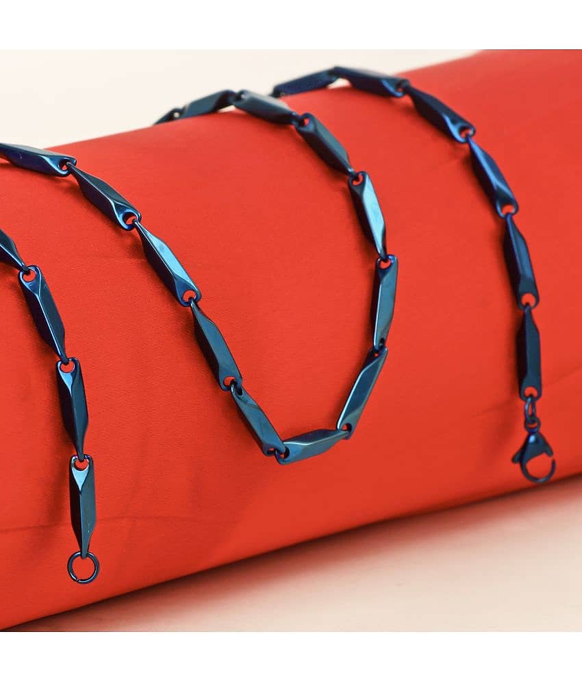 FASHION FRILL Silver Plated Chain ( Set of 1 )