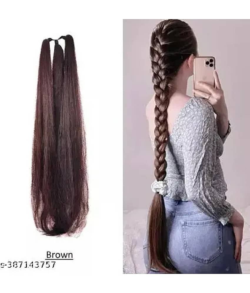 Renu Creation Black Hair Extension ( Pack of 1 )