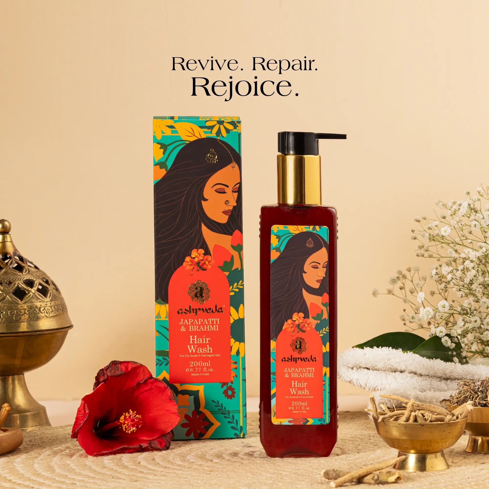 ashpveda Japapatti & Brahmi Hair Wash