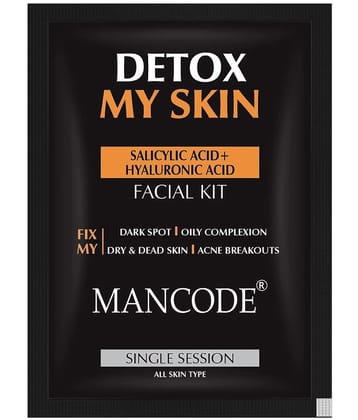 Mancode - Skin Brightening Facial Kit For All Skin Type ( Pack of 1 )