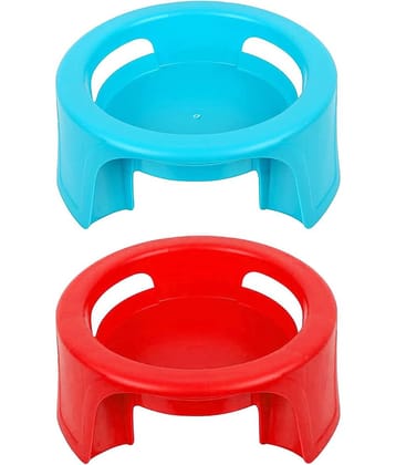 FIT4CHEF Multicolor Polypropylene Matka Stand ( Pack of 2 )