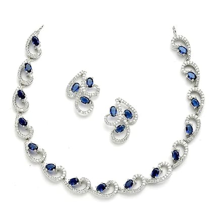 Elegant Diamond Necklace Set
