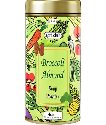 Agri Club Broccoli Almond Soup Powder Instant Mix 250 gm