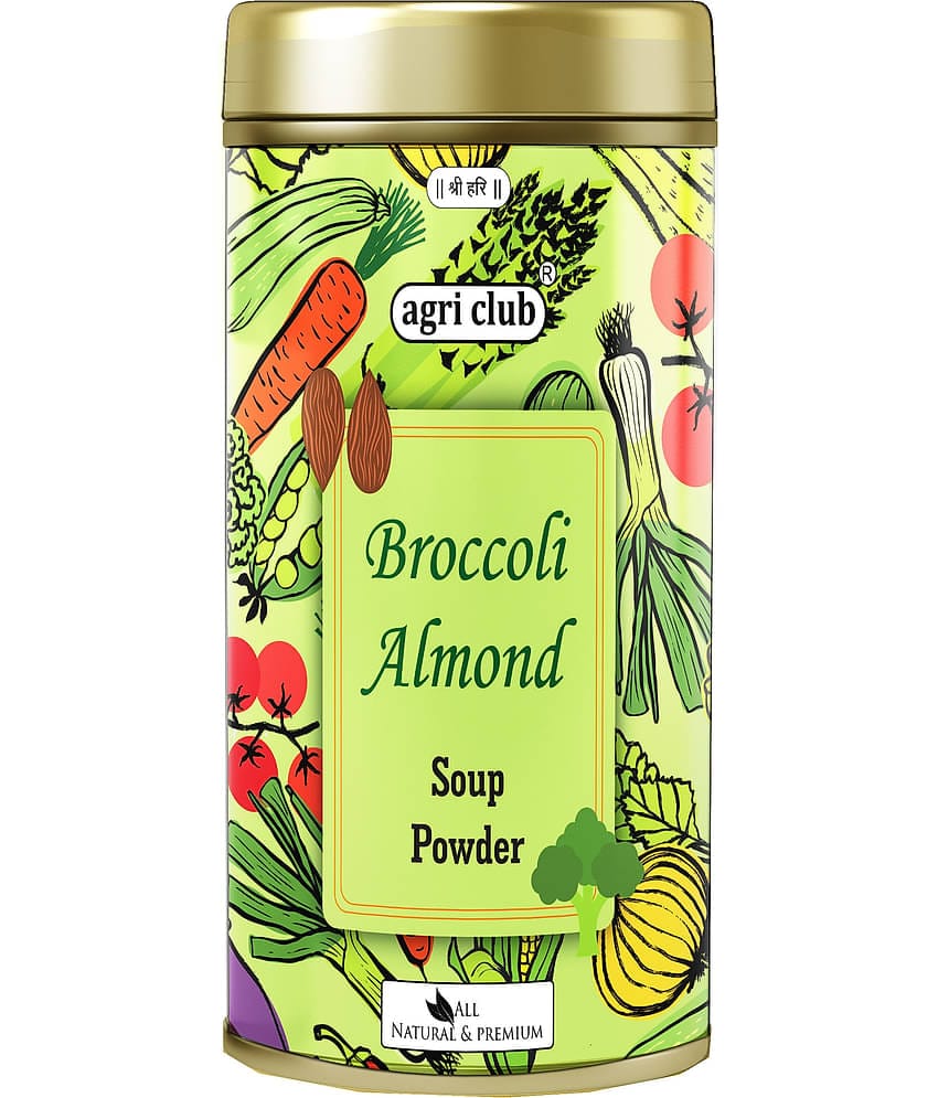Agri Club Broccoli Almond Soup Powder Instant Mix 250 gm
