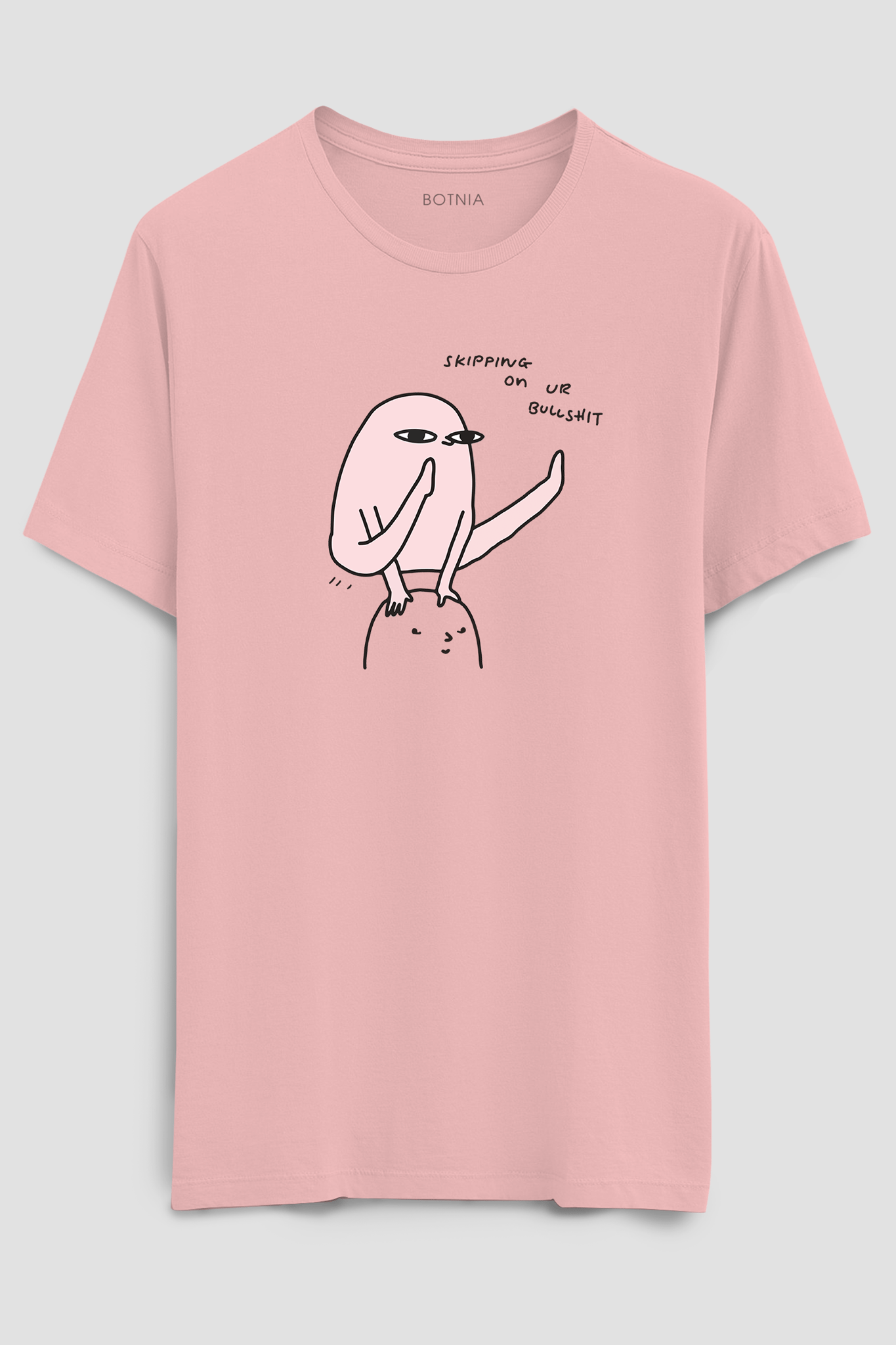 Skipping Bullshit- Half sleeve t-shirt-XS
