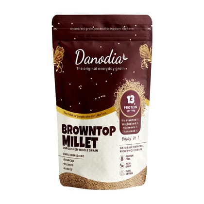 Danodia Foods Browntop Millet Whole Grain, 950 gm
