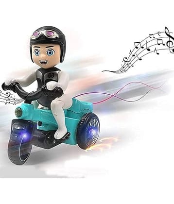 FEDIFU  Electric Tricycle | Bicycle Stunt Toy for Kids with 360 Degree Rotating Stunt