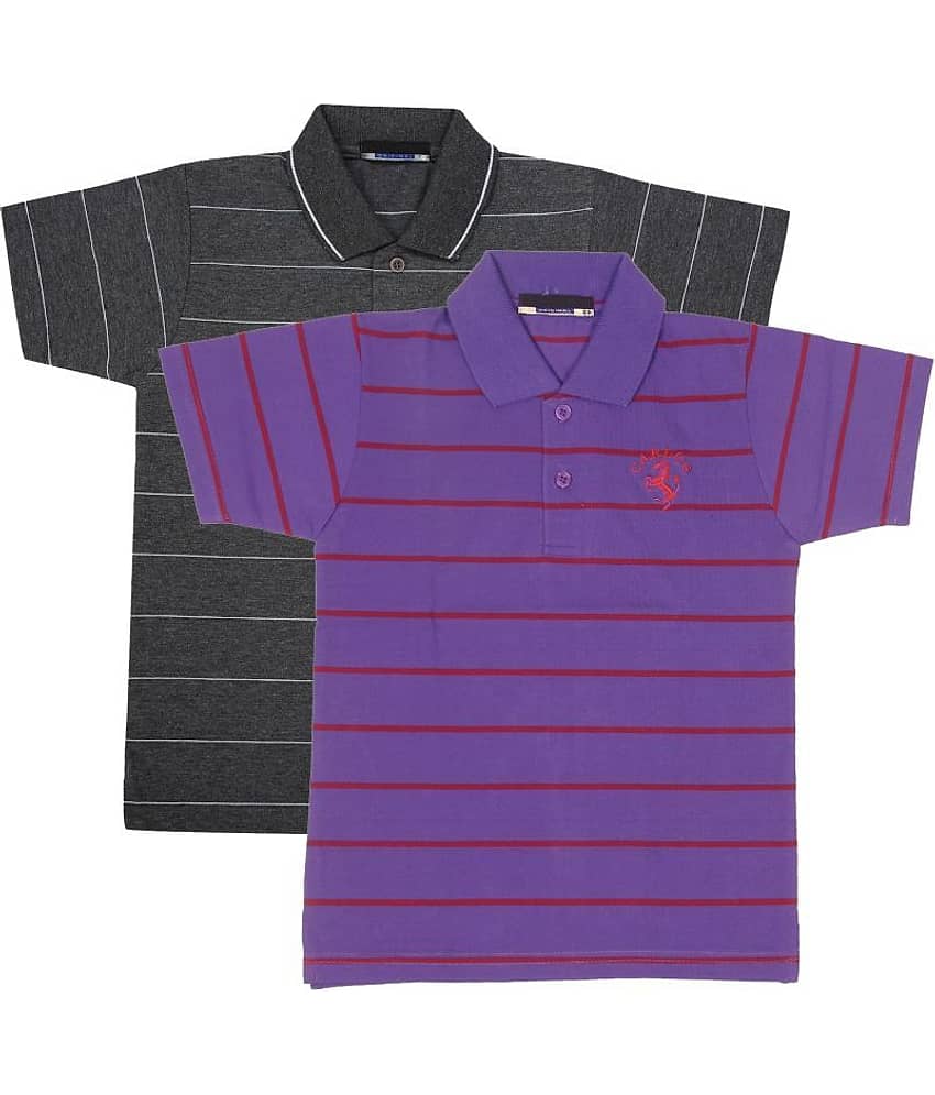 NEUVIN Baby Boys Cotton Polos ( Multi )