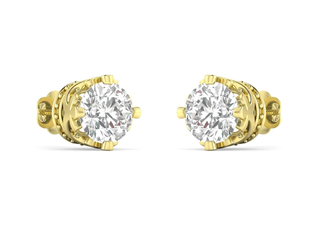 Coronet Solitaire Studs