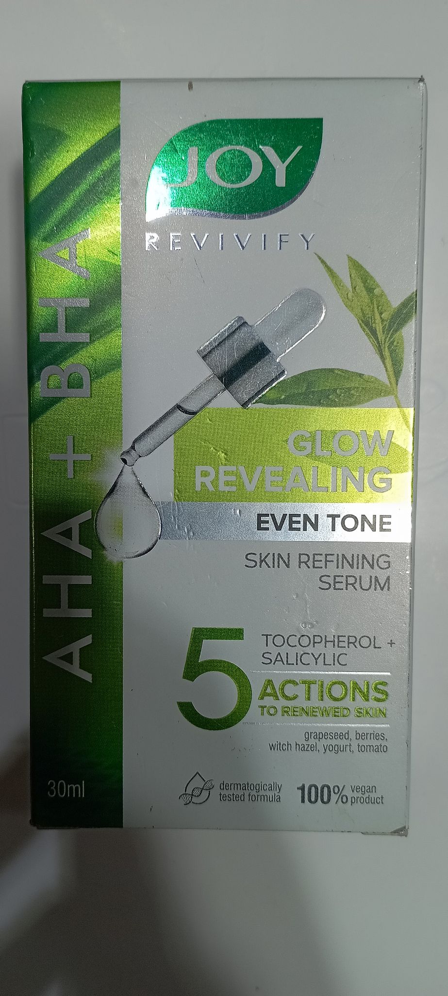 Joy revivify glow revealing even tone skin serum 30 ml