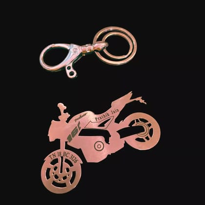 Bajaj Pulsar NS 160 Keychain-Rose-Gold