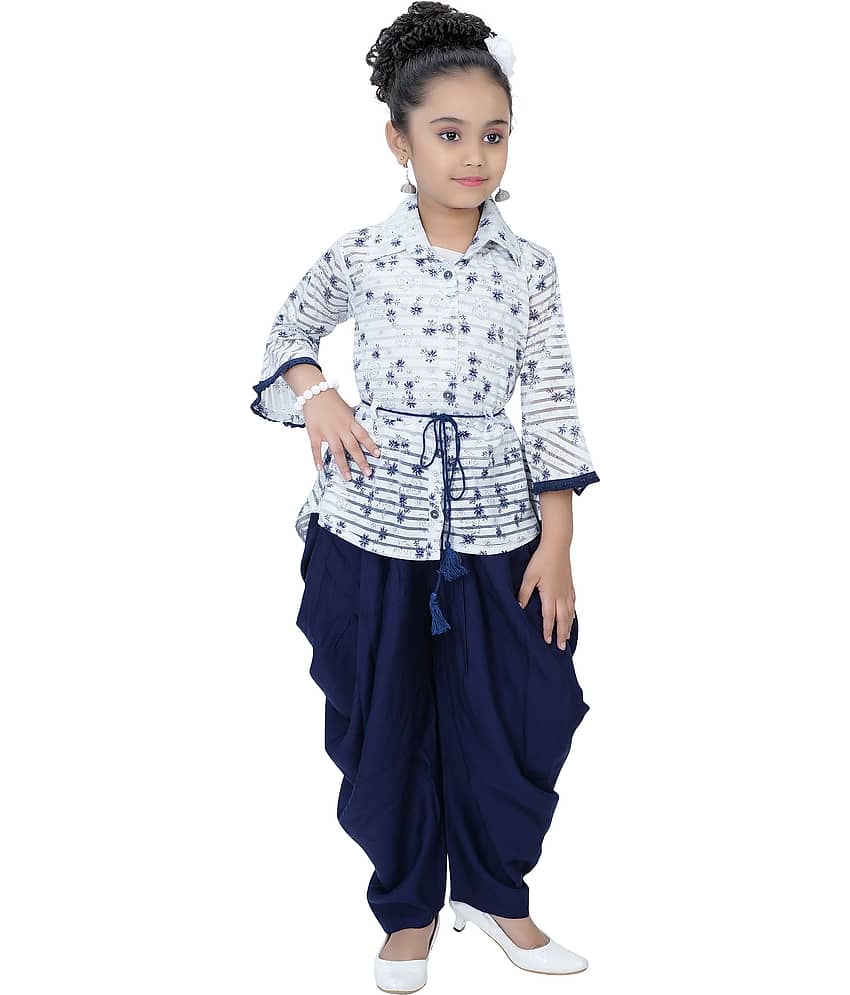 ARSHIA FASHION Girls Cotton Blend ( , Blue )