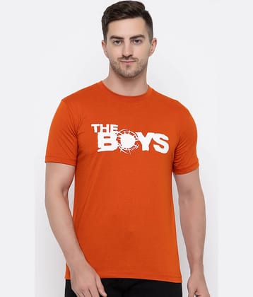 MODERNITY Pack of 1 Cotton Regular Fit Men's T-Shirt ( Orange )
