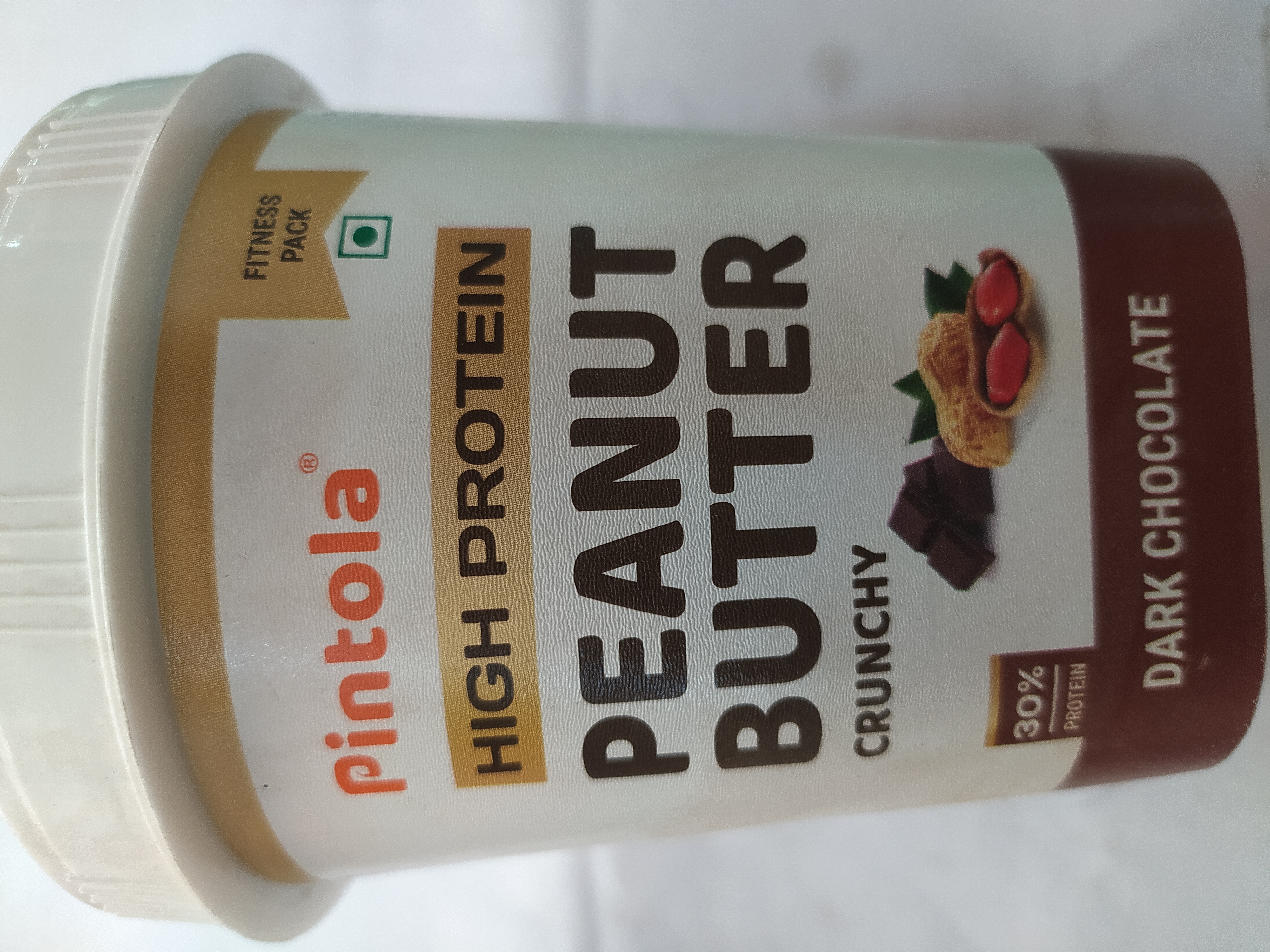 Pintola High protein Peanut Butter Crunchy Dark chocolate 