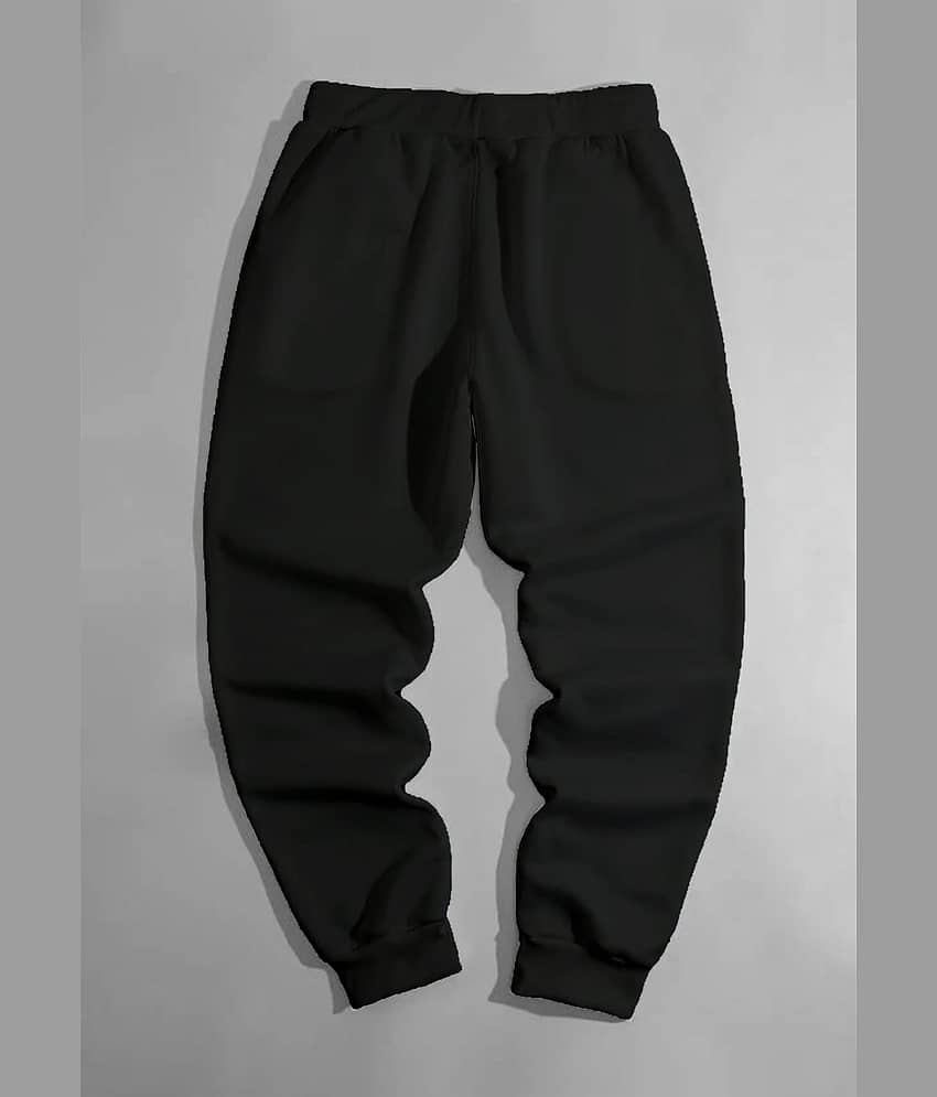 CODEZ Pack of 1 Boys Fleece Trackpant ( Black )