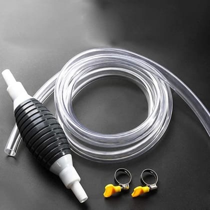 Multi-Purpose Fuel Transfer Pump Kit – Hand Pump Portable Manual Car & Bike Siphon Tool for Petrol, Diesel, Water, Fish Tank, Oil, Liquid Water Tank (Original Quality)
