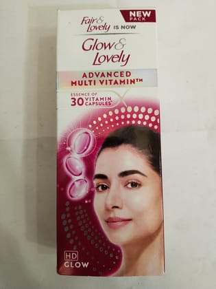 Glow& Lovely Advanced Multi vitamin Essence of 30vitamin capsules cream 