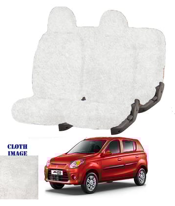 Maruti Alto 800 White 5 Seater Car Seat Cover