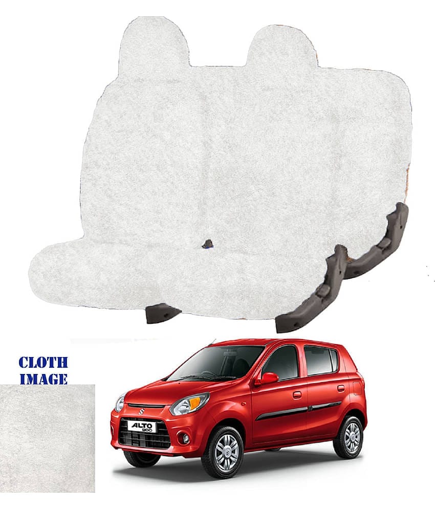 Maruti Alto 800 White 5 Seater Car Seat Cover