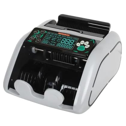 Bankomat Counter Machine Bank Grade Money Counter Machine Counterfeit Detector - Money Bill Counter Machine for Business Bank Use